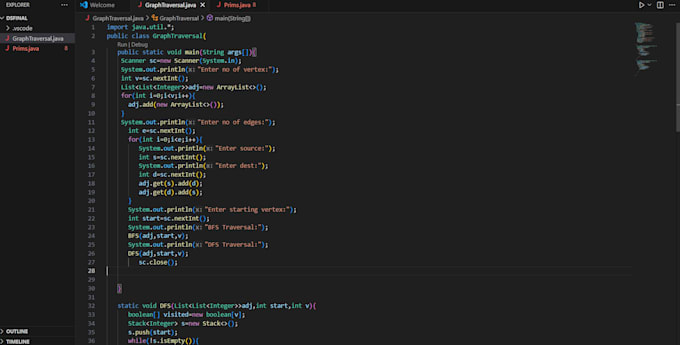 write c python and java programs