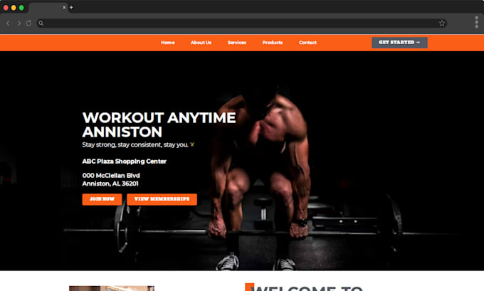 redesign a gym landing page or fitness website in wordpress elementor