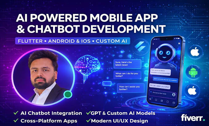 build ai powered flutter mobile apps with chatbot integration