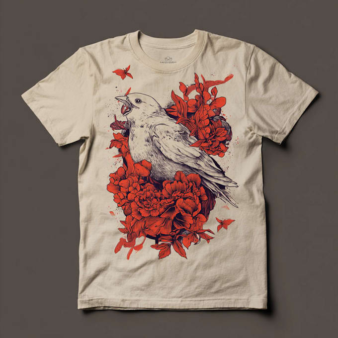 create vintage retro tshirt design for you