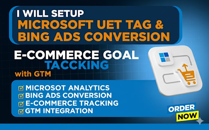 setup microsoft bing ads uet tag via GTM