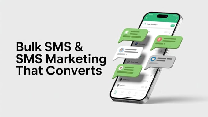 set up bulk SMS marketing, SMS automation and high converting text campaign