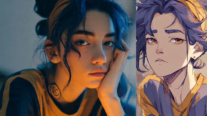 do an anime or comic character