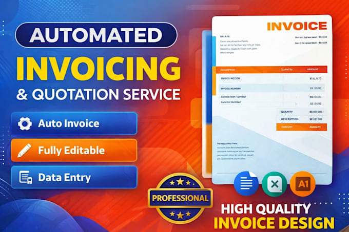 Create automatic excel invoice or billing system by Ab2001k | Fiverr