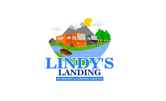 design amazing lindys landing colorful logo