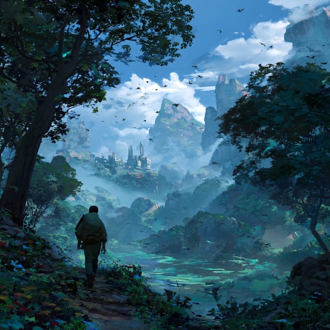 create environment concept art