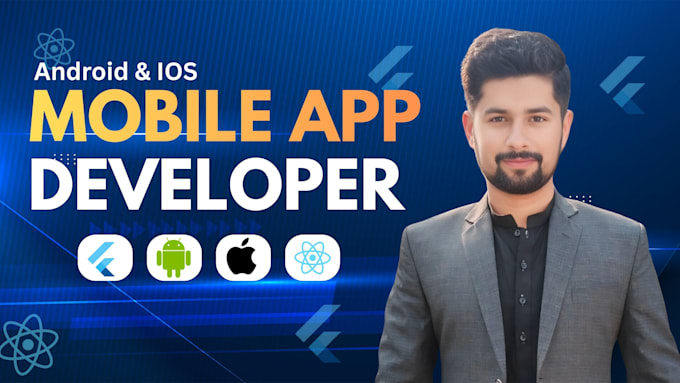 do mobile app development android and ios app creation as flutter developer