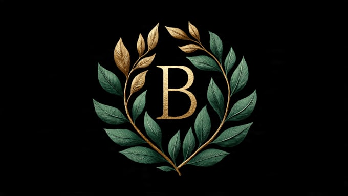 design botanical hand drawn logo