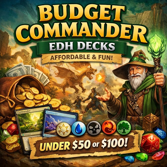 build a budget commander edh deck under 50 or 100 dollars