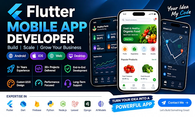 do full stack mobile app and web development