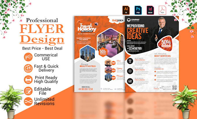 create a professional flyer design