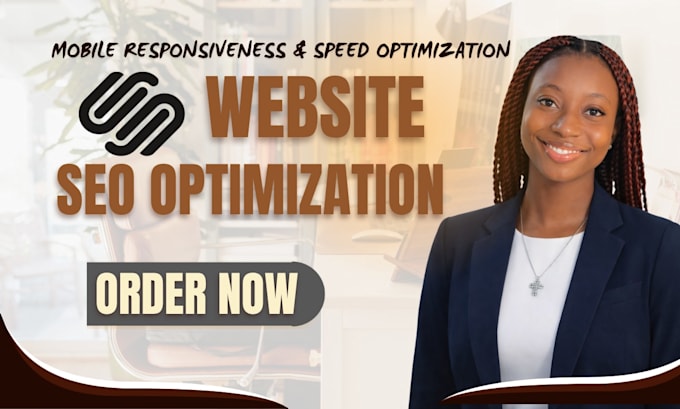 do SEO optimization for squarespace website, squarespace website optimization