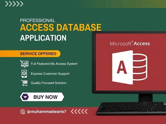 create ms access databases queries forms and report
