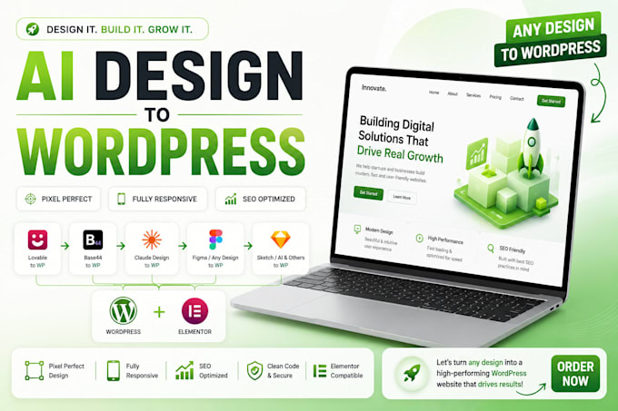 convert lovable to wordpress website or base44 to wordpress replit to wordpress