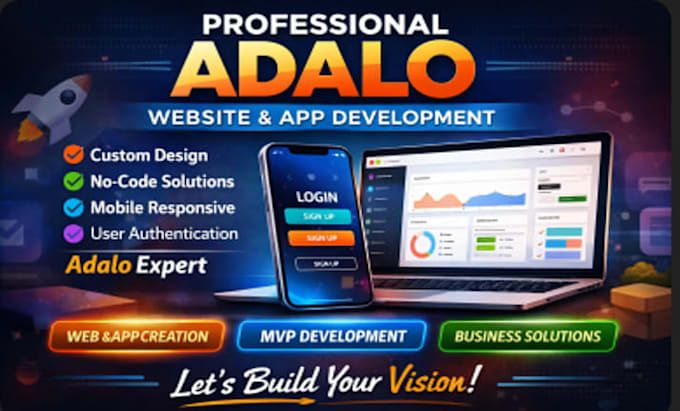 Adalo Rig Design, customize, and optimize a highconverting adalo website or app ...