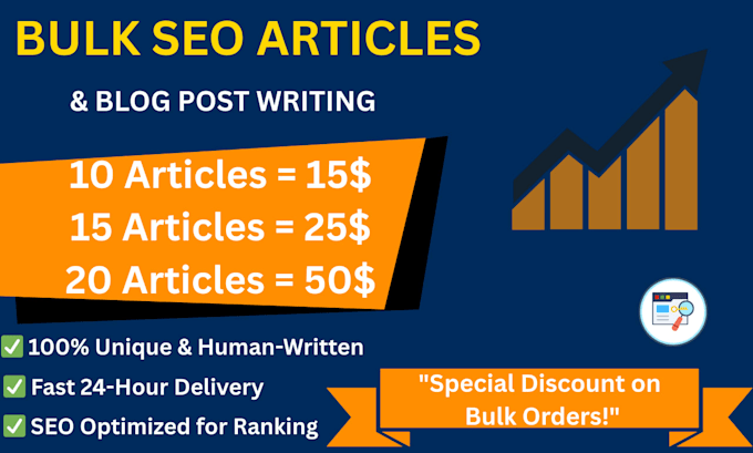 write bulk SEO articles and engaging bulk blog post