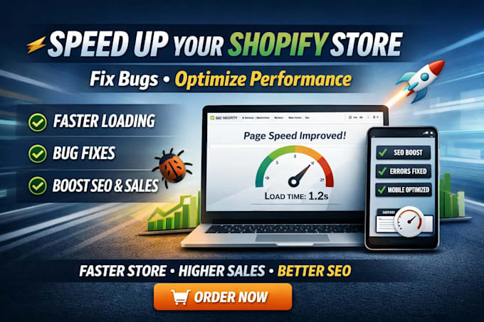 speed up your shopify store fix bugs and optimize performance