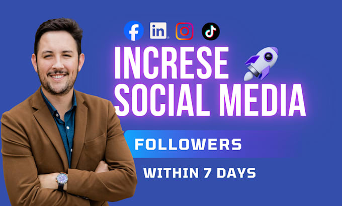 increase social media followers within seven days