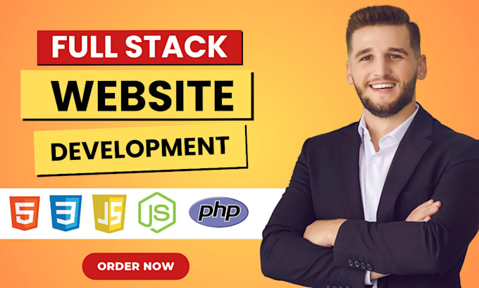 Do custom website development as full stack web developer by ...