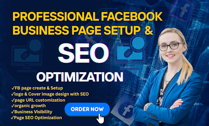 facebook business page setup and SEO optimization