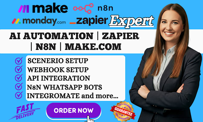 make com automation, made com, fix make com automation scenario, API integration