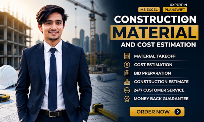 expert construction estimating, material takeoff and cost estimation