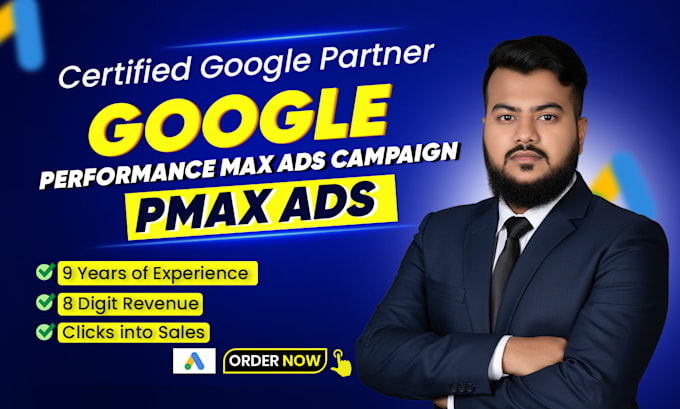 setup and manage google pmax ads campaign