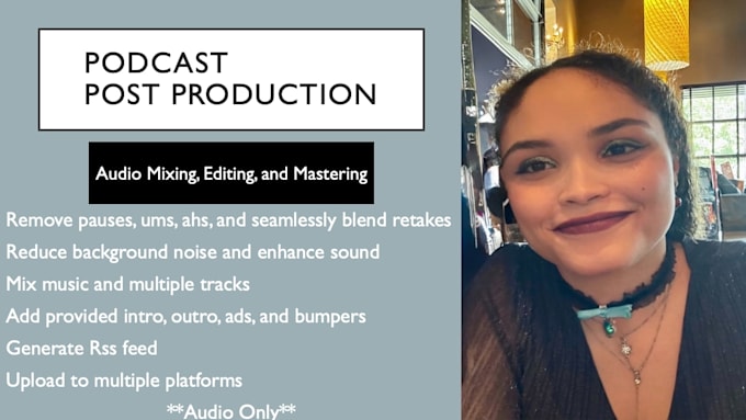 edit and post produce your podcast