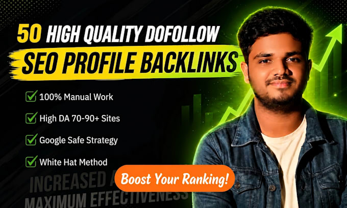 create high authority dofollow SEO profile backlinks
