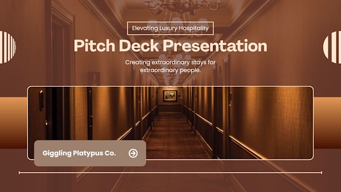 design powerpoint presentation pitch deck, redesign investors deck wellness deck