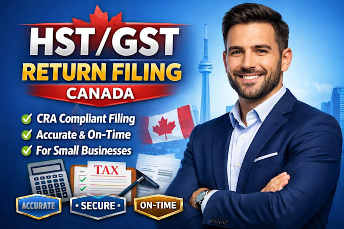 Professional canadian hst and gst return filing by Johndreak56 | Fiverr