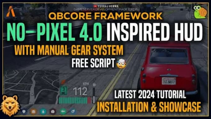 develop fivem server with qbcore, vmenu based , qb nopixel and vps with