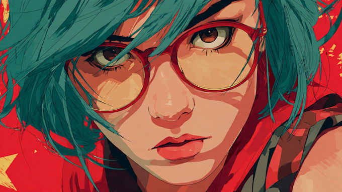 design custom vector illustrations, character and anime style art