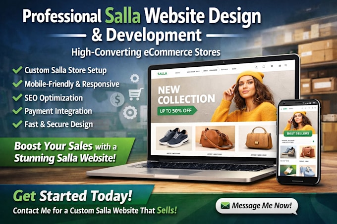 create a stunning and fully functional salla online store
