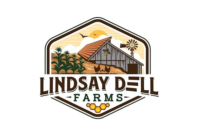 design unique earthy farm logo