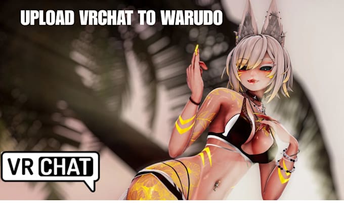 create custom 3d vtuber model vrchat avatar quest warudo ready