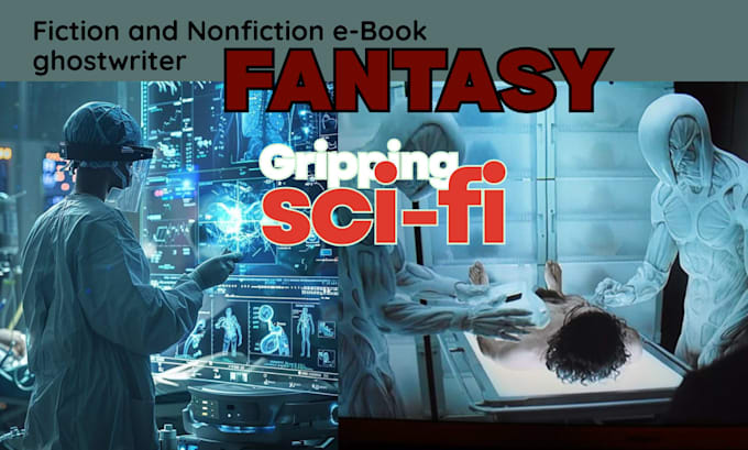 be your fantasy novel writer, sci fi and fiction stories ghostwriter