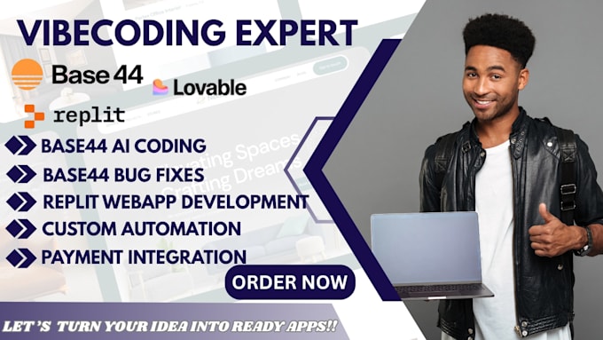 develop base44 lovable ai bug fixing base 44 replit base 44 app base 44 expert