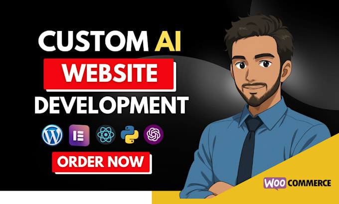 build ai website, business website development as a full stack developer