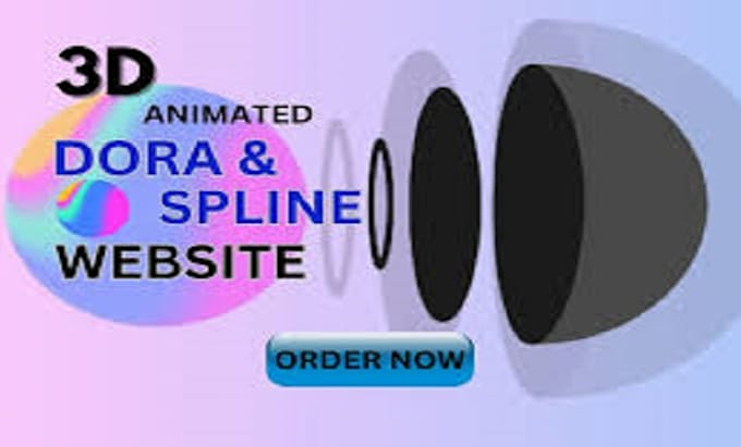 Design a stunning 3d animated webflow website using spline by Droidf ...