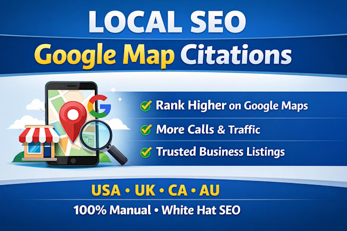 local SEO and build high quality google map citations