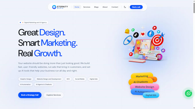 wordpress website design and development