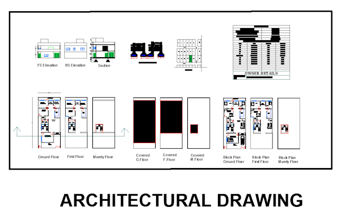 do professional 2d autocad drawings and layouts