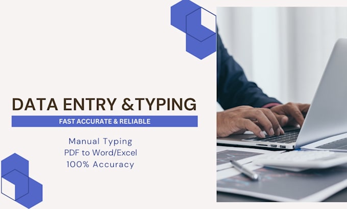 do fast and accurate data entry and typing work from any document