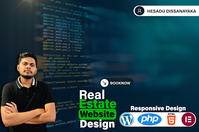design real estate website with frymo