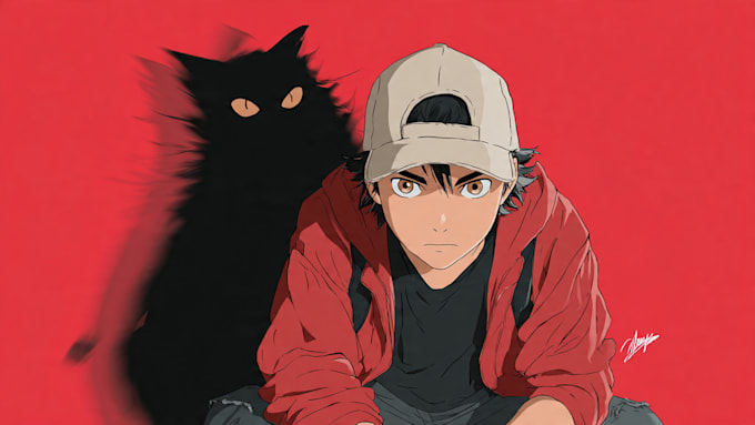 draw anime or cartoon illustration