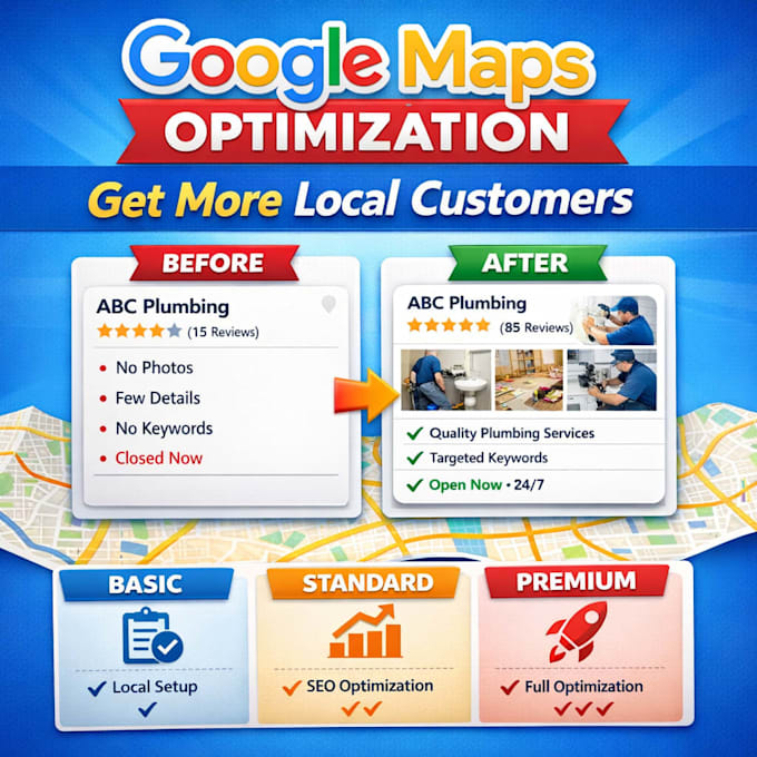 Optimize your google maps and business profiles by Smservicespro | Fiverr