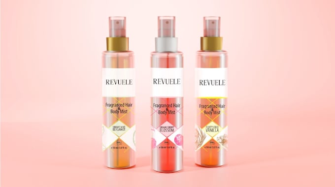 create 3d packaging, mockup for cosmetics or food product