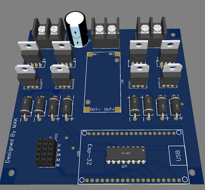 design schematics and pcb for your provided circuit