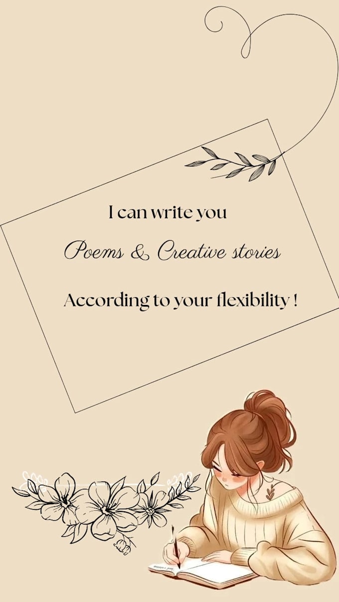 write a custom poem or creative story